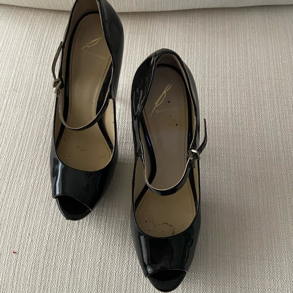 Brian Atwood Patent Leather Heels